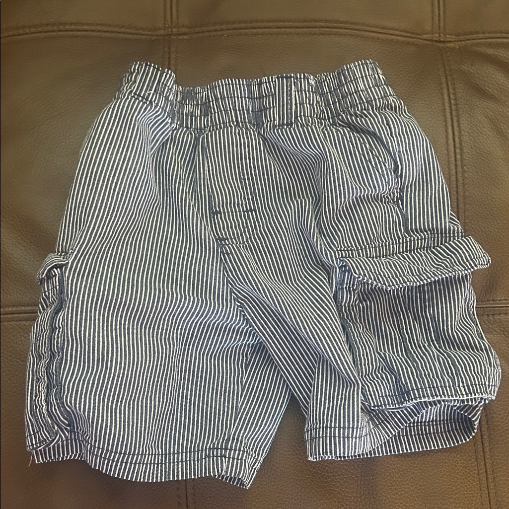 Garanimals Black And White Striped Kids Shorts